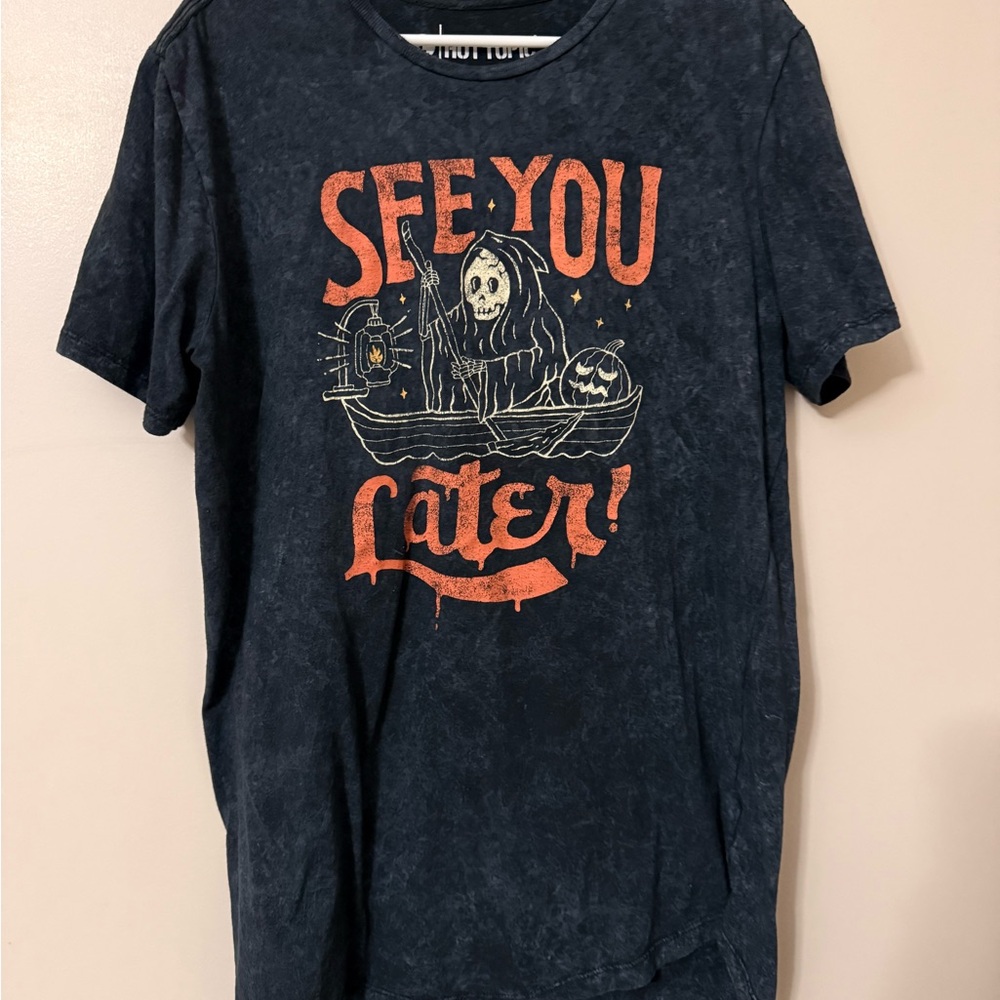 See You Later Grim Reaper Mineral Washed Shirt